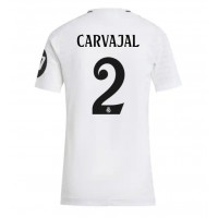 Real Madrid Daniel Carvajal #2 Domáci Ženy futbalový dres 2024-25 Krátky Rukáv